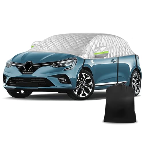 Demi housse Clio pare-brise gelé ? Protégez votre voiture avec la bâche mi-couvrante
