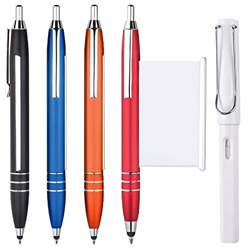 Chostky 24 PZ 6-in-1 Penne Multicolori, Penne A Sfera Retrattili6 Colori Penna A Sfera Barile Trasparente 0,5mm Per Forniture Scolastiche Per Ufficio Studenti Regalo Dei Bambini