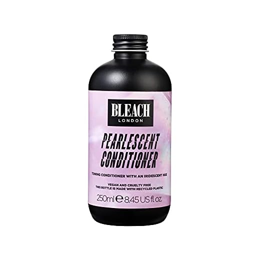 BLEACH LONDON Pearlescent Conditioner - Iridescent Hue Rinse, Color Toning and Preserving, Vegan, Cruelty Free, Daily Hair Nourishment, Color Depositing Formula, 8.45 fl oz