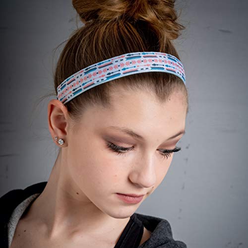 Frog Sac 6 Boho Non Slip Headbands For Girls, Adjustable No Slip 70S Headband For Women, Hippie Bohemian Head Band Hair Accessories For Kids, Vsco Hair Bands Party Favors For Teens #TOP2
