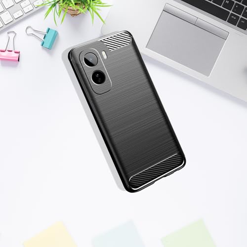 Image of amazon basics Back Cover Case for Vivo T5 Pro 5G | Compatible for Vivo T5 Pro 5G Back Cover | 360 Degree Protection | Soft and Flexible (TPU | Matte Black)