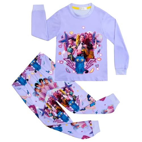 Conjunto de Ropa de casa con pantalón de Manga Larga para niña, Conjunto de Pijama...