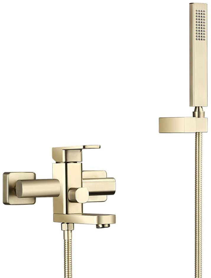 Robinet de douche classique anti-calcaire en laiton brossé pour remplacer votre vieux mitigeur