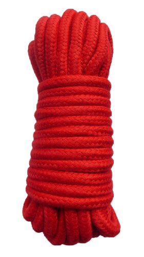 SUMERSHA Japanese Bondage Rope Cotton Rope (Red)