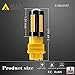 Alla Lighting 2800lm 3156 3157 LED Turn Signal Lights Bulbs, Amber Yellow T25 4157 5702 3457 AK 3757 NAK Blinker Lamps Replacement Xtreme Super Bright 12V 5730 33-SMD