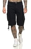 Vintage Look Alpha Industries Jet Shorts Schwarz 36