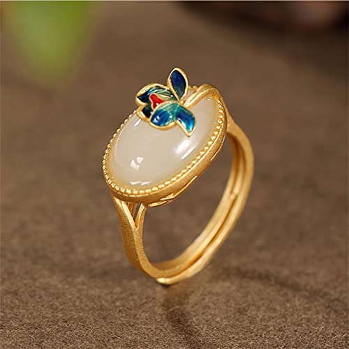 Boucles d'oreilles et bagues orchidées en jade, le cadeau idéal - 2