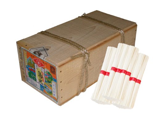 香川県 島の光 小豆島手延べそうめん 木箱 9kg (50gx180束) 素麺