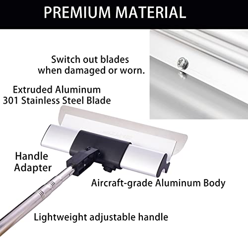 Skimming Blade with Extension Handle