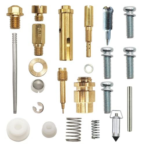 Image of 2-Pack Carburetor Carb Rebuild Repair Kits with Diaphragm Replacement for Yamaha V Star 650 XVS650 XVS650A XVS650AT 1998-2016