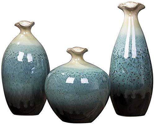 Vase en verre cube bouteille porcelaine fleurs séchées décoration intérieur salon
