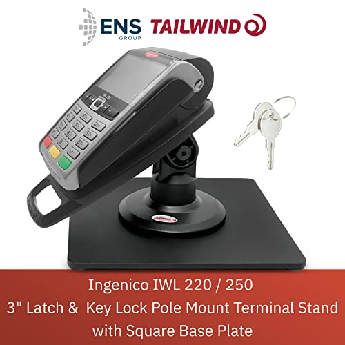 Soporte de Terminal Ingenico IWL 220/250 con Base Negra miniatura 2