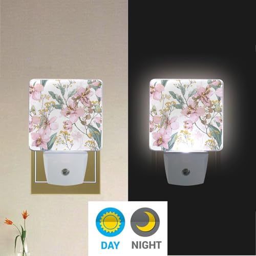Luz Nocturna Sensor con Diseño de Flores Orquídea miniatura 4