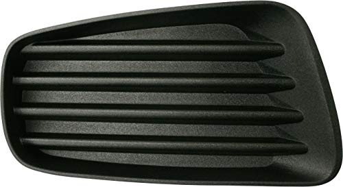 Evan Fischer Fog Light Cover Compatible with 2006-2007 Saturn Vue Black Front, Driver Side Partslink GM2598107