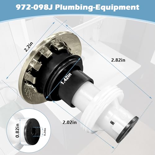 Image of 972-098J Plumbing-Equipment Brushed Nickel Drain Sink Stopper