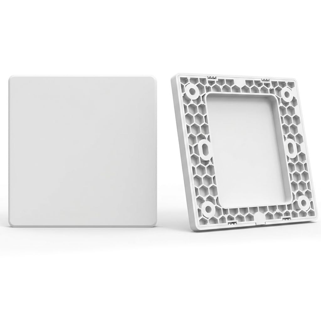Lot De 2 Cache Prise Mural 86 Mm Plaques Vierges Avec Vis Cache Prise Électrique Interrupteur Mural Pour Trous Boîtiers Prises Plates Inutilisées