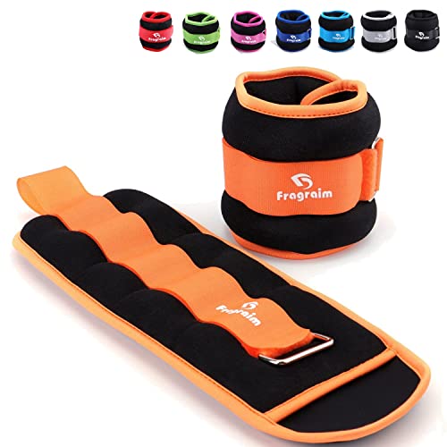 Ankle Weights for Women, Men and Kids - 3 LBS x 2 Strength Training Wrist/Leg/Arm Weight with...