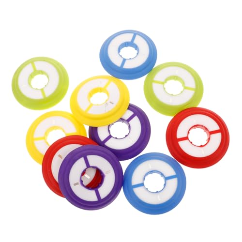 BESPORTBLE Fishing Line Spool 10pcs Silicone Spool Holders Line Spooler for Fishing Equipment