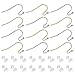 Zittop 200 PCS French Hook Ball Dot Earwires 22x11mm Dangle Earring