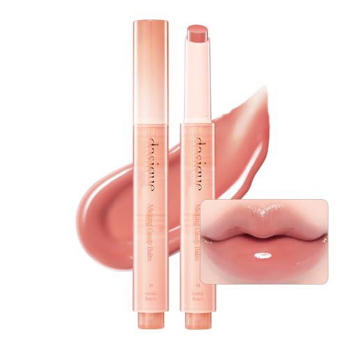 Dasique Melting Candy Balm (#01 Gentle Peach) | Glossy Balm | Moisturizing | For dry Lips | Vegan