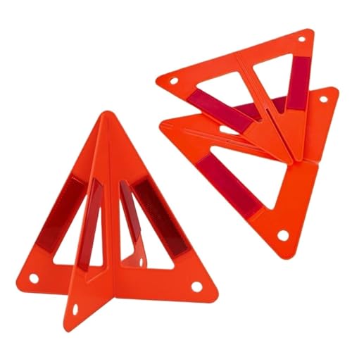 ENWWCH 3 Piezas de Marco Triangular Reflectante Advertencia avería Emergencia for Coche, Plegable Seguridad, Accesorios for para Carretera