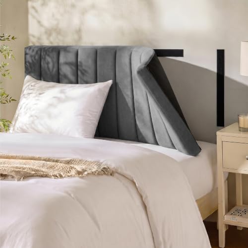 Image of Hearth & Harbor Wall Mounted King Headboard Only, Bed Headboard King Size