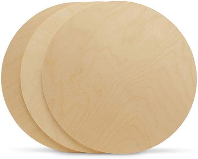 Woodology India MDF Round Pine Wood for Art Craft, DIY Craft, Wall Decoration. 6mm (Pack of 5) (8 Inch)-image-47