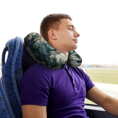 Almohada de espuma viscoelástica tamaño único para viaje miniatura 7