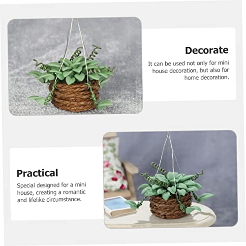 ibasenice 9 Stks Bonsai Pop Model Mini Jongens Micro Kunstmatige DIY Nep Miniatuur Decoratieve Pot Decor Succulent… - Afbeelding 7