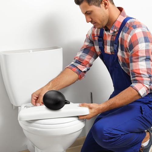 Grinsvalley 3 Packs Universal Plastic Toilet Tank Float Balls, Black by Grinsvalley - Used condition - Image 4