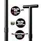DR.ÖTEK Spaten Schaufel zum Graben, Heavy Duty Garten Schaufel T Handle, Wurzelschneider mit Langen kurzen Griff, Gartengeräte für die Metalldetektion, Transplantation, Camping, 80 & 116 cm
