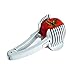 2 Pack Multifunctional Handheld Tomato Lemon Slicer Holder Round Fruits Onion Shredder Cutter Guide Tongs with Handle Kitchen Cutting Potato Lime Food Stand Tomato Cutter Multipurpose Handheld