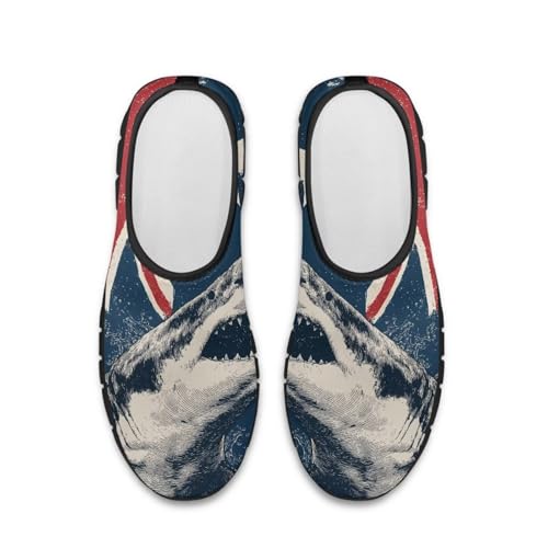 JoyLamoria Women's Flag Print Shoes Non Slip Sneakers Low Top Casual Men Travel Walking Flats