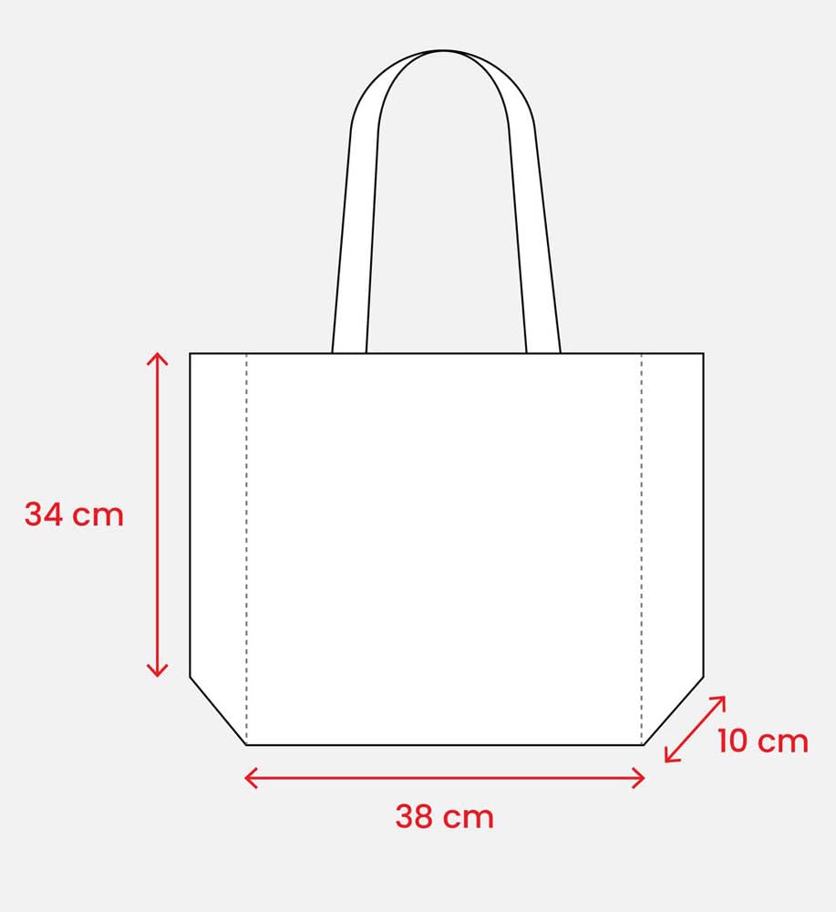 Generico 50 (cinquanta) pezzi Shopper con soffietto 38 x 34 x 10 cm (manici 3 x 58 cm)- 9 LT in TNT 80 g/m2 termosaldato, manici lunghi