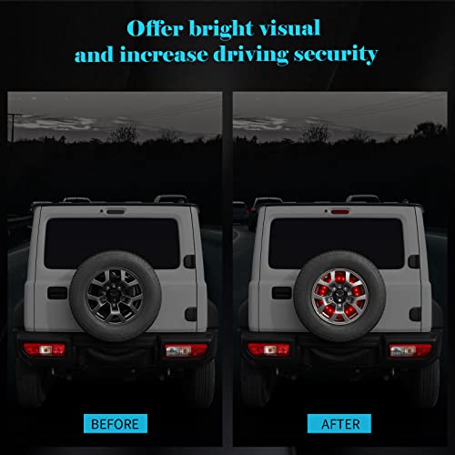 Rt-Tcz Spare Tire Brake Light Rear Tail 3Rd Brake Light For 1996-2023 Jeep Wrangler Tj Jk Jl Jl For Liberty 2007-2012 #TOP2