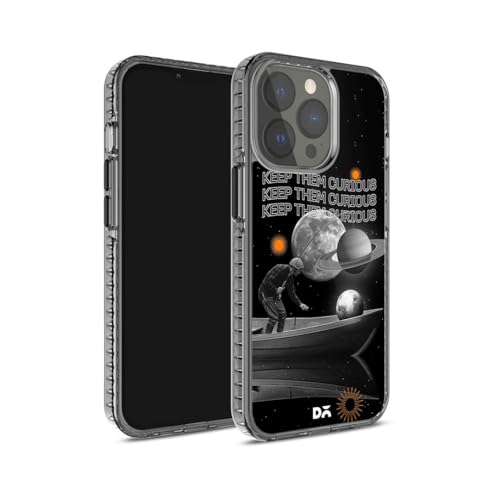 Image of DailyObjects Curious State of Mind Stride 2.0 Magnetic Case Cover for iPhone 14 Pro Max | Compatible with Wireless Charging Slim Back Cover with Inner Magnetic Ring Shockproof