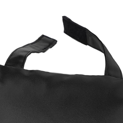 Honseadek Housse de robinet d'extérieur isolée pour protection contre le gel - Housse de robinet antigel en cuir et coton - 26 x 18 cm - Noir ou vert - 1 pièce résistante aux intempéries - Exte (noir)