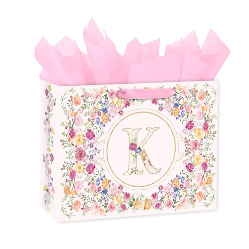 Loveinside Floral Monogram Gift Bag K