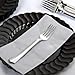 120 Forks REFLECTIONS Plastic Silverware, Looks Like Silver Cutlery