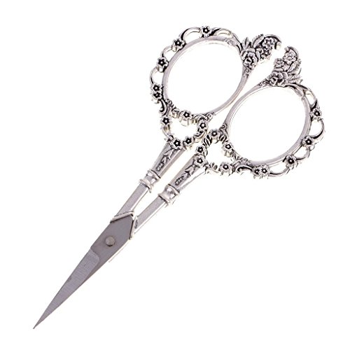Vintage European Style Stainless Steel Precision Scissor for Embroidery Sewing Craft Art Work