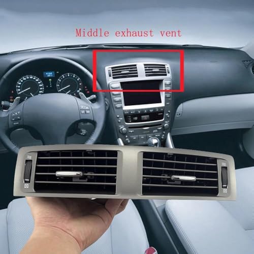 Grille d'aération centrale Lexus IS250 plastique collant solution tableau bord - 2