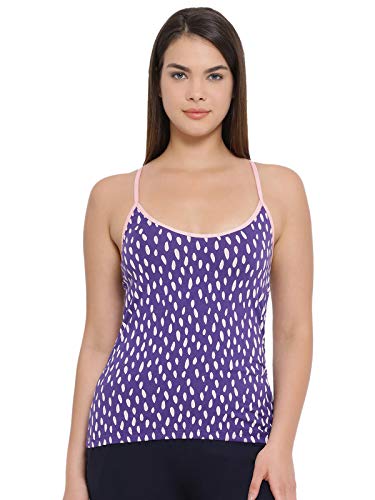 Image of Clovia Women's Cotton Floral Print Camisole