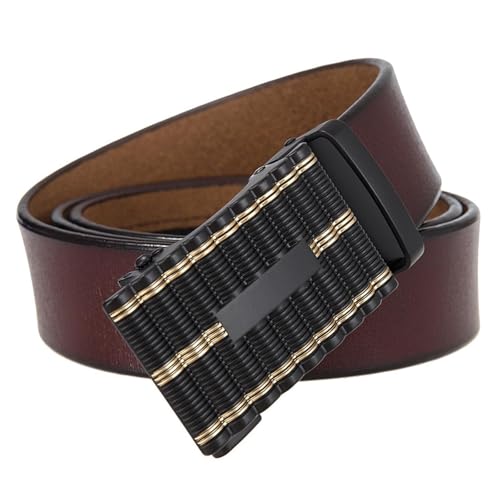 Ceintures de luxe pour hommes à boucle automatique et design mode décontractée