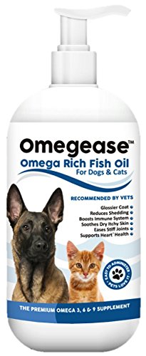 Omegease Omega 3, 6 & 9 Fish Oil for Dogs and Cats, 16