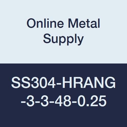 Online Metal Supply SS304HRANG33480.25 304 Stainless Steel Angle