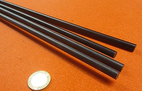 Miniatura 7 de Varilla redonda de acetal POM negro Delrin 0.375" (38") de diámetro x 5 pies de longitud, 4 piezas