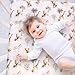 4 Pack Safari Jungle Animals Neutral Unisex Fitted Nursery Baby Sheets Set Toddler Mattress Sheets for Baby Boys or Girls (Crib Sheets)