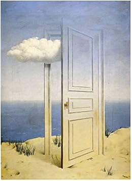 Amazon Co Jp ルネ マグリット 油絵インテリア アートポスター 絵画 飾り絵 複製名画プレゼント リビング ダイニング オフィス バー お風呂 寝室 勝利 45x63cm 18x25inch フレームなし ホーム キッチン