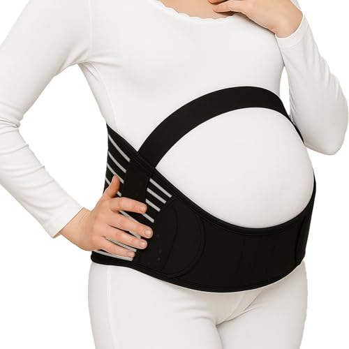 Belly Support Bands for Pregnant Women, 3 in 1 Pregnancy Belly Ba...