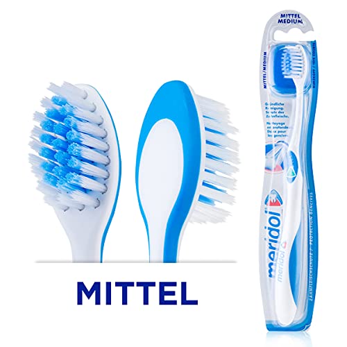 Brosse à dents Meridol Medium lot de 3 hygiène dentaire et nettoyage interdentaire - 2